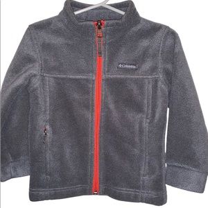 Columbia 3T gray and orange jacket